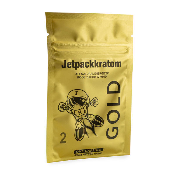 Jetpackkratom GOLD 80 mg extrakt – kapslar