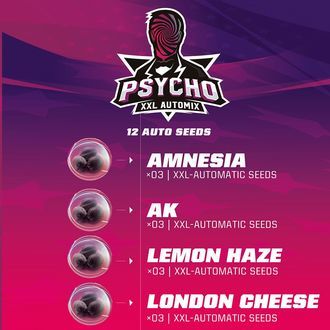 Psycho XXL Auto MIX (BSF Seeds) Feminiserade