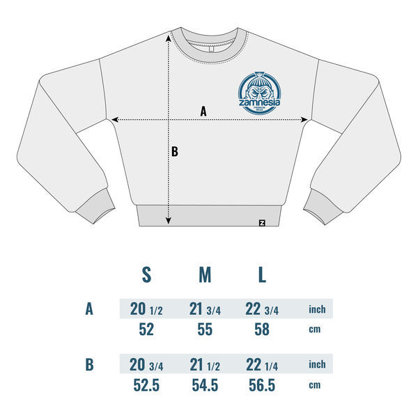 Zamnesia crop top-tröja | Dam