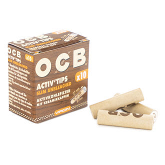 OCB Activ'Tips Slim-filter med aktivt kol