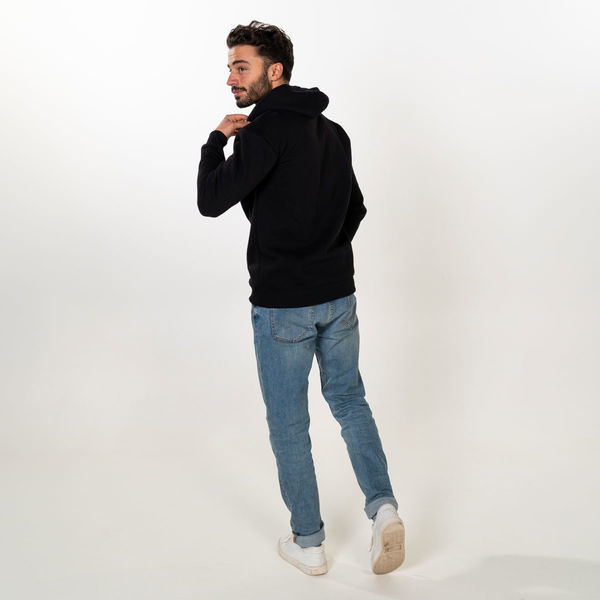 Zamnesia-broderad hoodie | svart