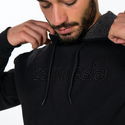 Zamnesia-broderad hoodie | svart