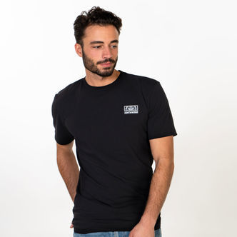 Zamnesia ikon-grafik T-shirt | svart