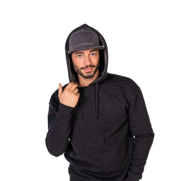 Zamnesia snapback-keps grå