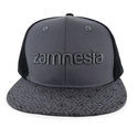 Zamnesia snapback-keps grå