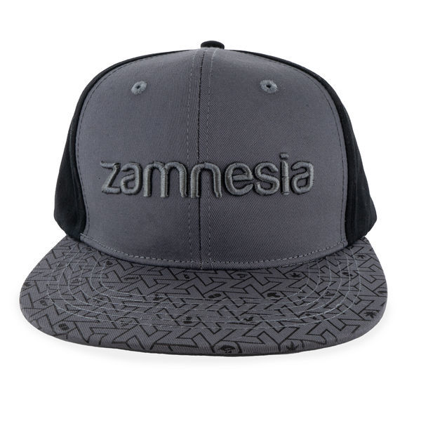 Zamnesia snapback-keps grå