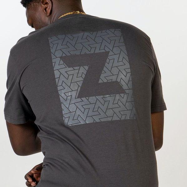 Zamnesia Icon T-shirt med grafiskt tryck | Grå