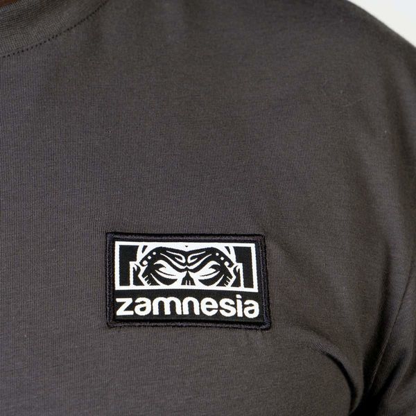 Zamnesia Icon T-shirt med grafiskt tryck | Grå