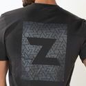 Zamnesia Icon T-shirt med grafiskt tryck | Grå