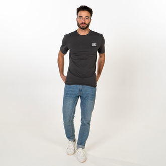 Zamnesia Icon T-shirt med grafiskt tryck | Grå