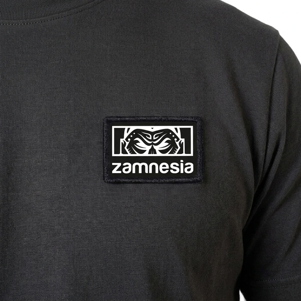 Zamnesia Icon T-shirt med grafiskt tryck | Grå