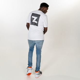 Zamnesia ikon T-shirt med tryck | vit