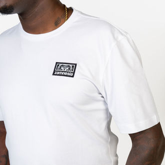 Zamnesia ikon T-shirt med tryck | vit