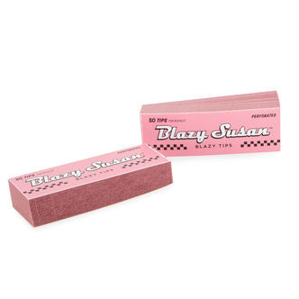 Blazy Susan rosa perforerade filtertips