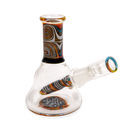 Mini oljebong i orange swirl (Black Leaf)