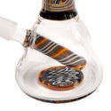 Mini oljebong i orange swirl (Black Leaf)