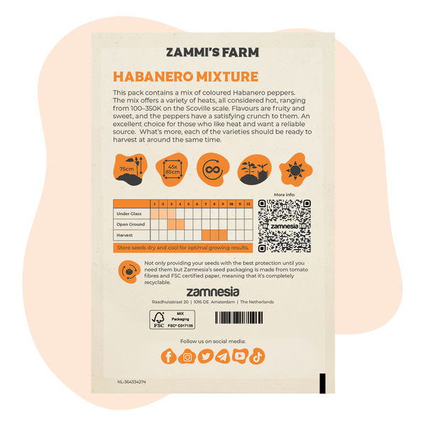 Habanero mixfrön