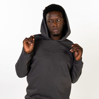 Zamnesia hoodie med pr&auml;glad logga | Gr&aring;