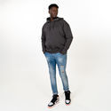 Zamnesia hoodie med präglad logga | Grå