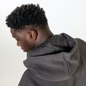 Zamnesia hoodie med präglad logga | Grå
