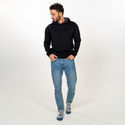 Zamnesia hoodie med präglad logga | svart