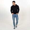 Zamnesia hoodie med präglad logga | svart