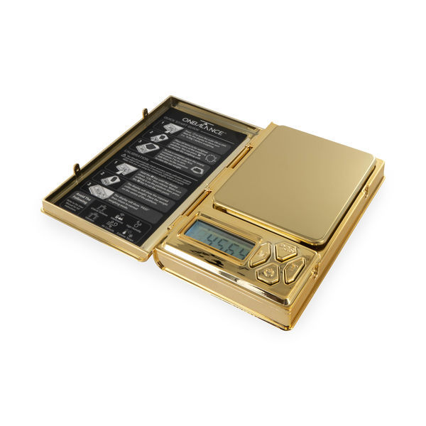 Shine Chrome Gold minivåg – 100 × 0,01 g (On Balance)