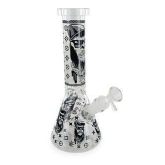 Sj&auml;lvlysande Gorilla-bong i trippelt tjockt glas