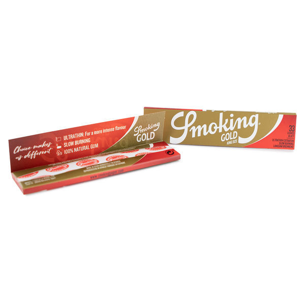 Smoking Gold King Size Slim rullpapper