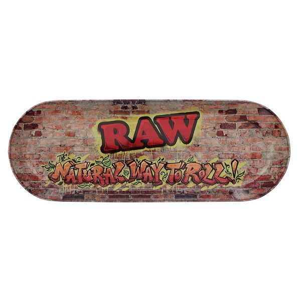 Metallrullbricka i skate deck-design (RAW)