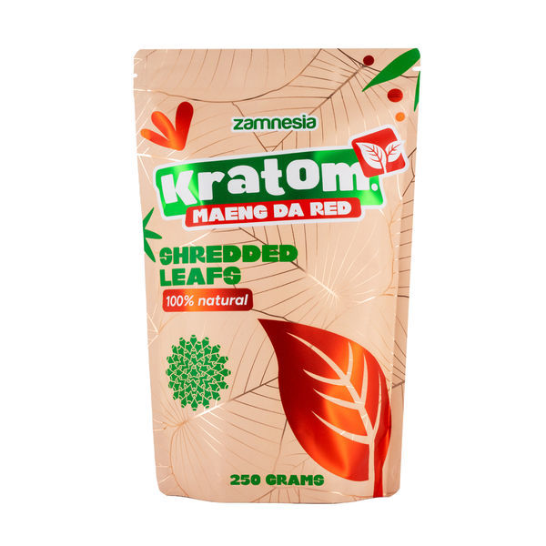 Kratom strimlad – Maeng Da röd (Zamnesia)