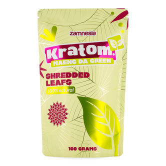 Kratom strimlad - Maeng Da Green (Zamnesia)