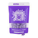 Aktivt kol-filtertips i violett (Medusafilters)
