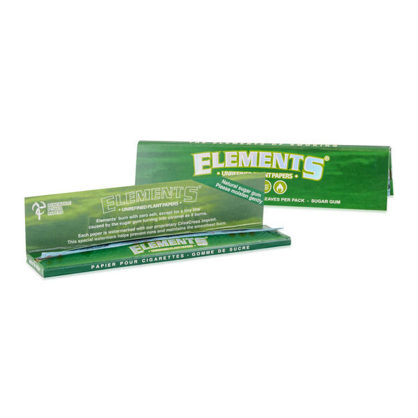 Elements King Size Slim rullpapper av växtmaterial