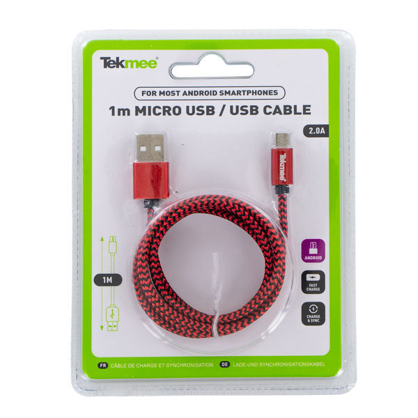 USB-kabel (Micro & C) 1 m