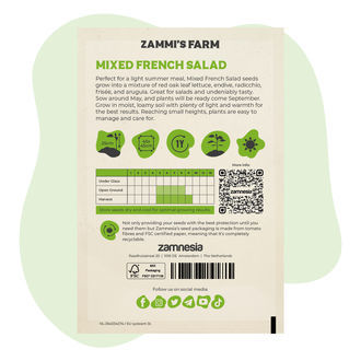Blandade franska salladsfrön (Lactuca sativa)