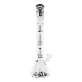 Bong med trippel perkolator (Black Leaf)