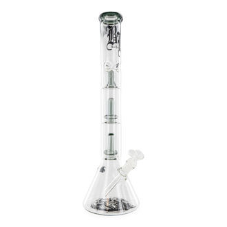 Bong med trippelperkolator (Black Leaf)