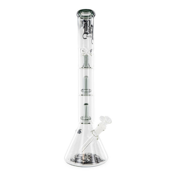 Bong med trippelperkolator (Black Leaf)