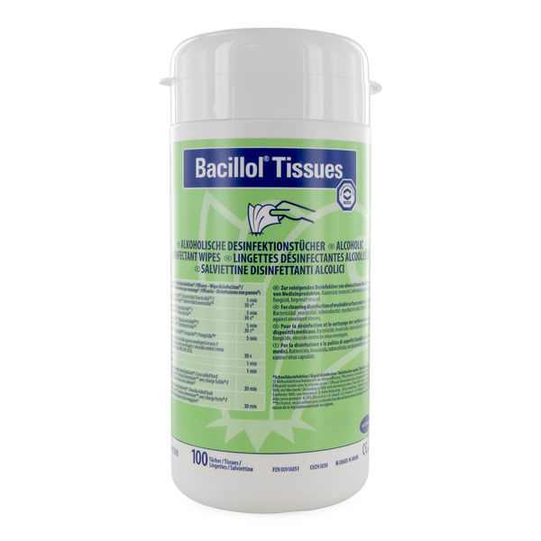 Alkoholbaserad våtservettdispenser (Bacillol)