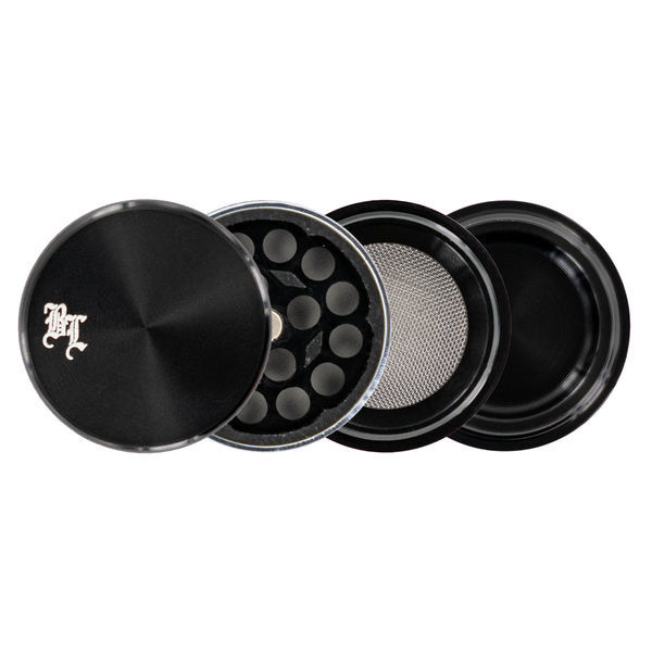 Mini-kvarn i aluminium (Black Leaf)