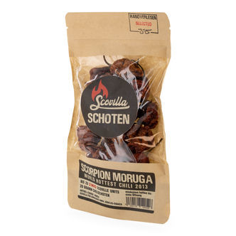 Torkad Moruga scorpion-chili (Scovilla)