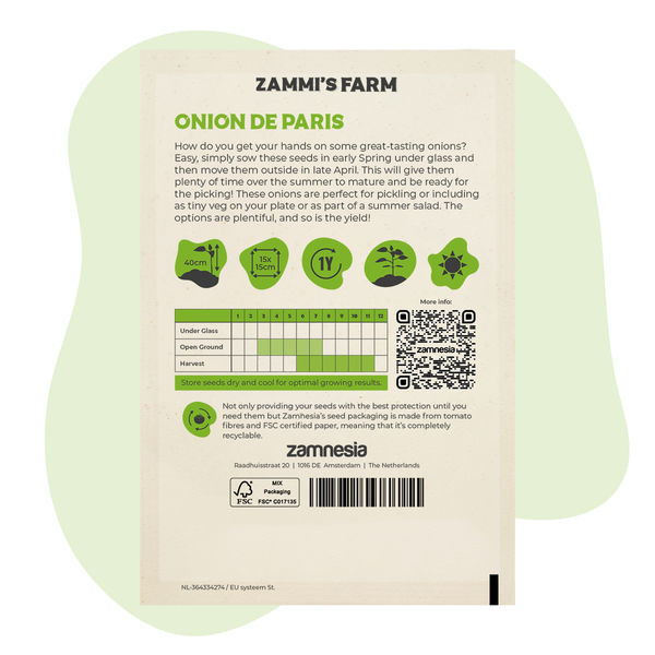Lök från Paris (Allium cepa) frön