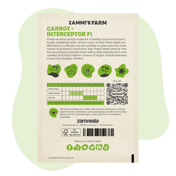 Morot – Interceptor F1 (Daucus carota) frön