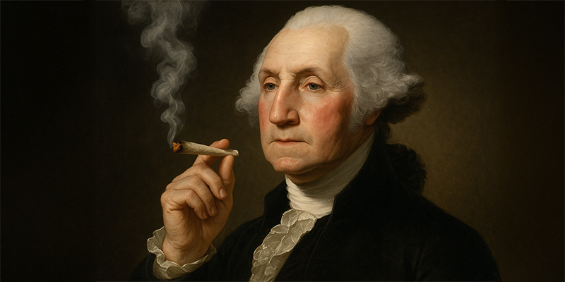 George Washington rökte cannabis George Washington smoked weed