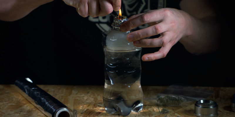 Gör en gravity bong själv DIY gravity bong