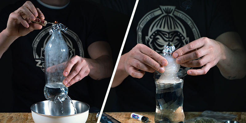 De två olika typerna av gravity bong The Two Different Types of Gravity Bongs