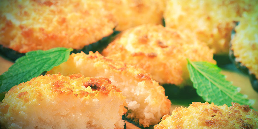 Choppade kakor med vit choklad och kokos Chopped White Chocolate Coconut Cookies