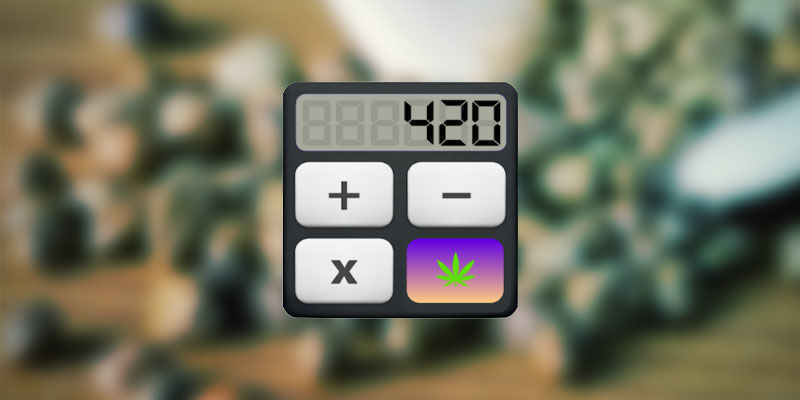 Cannalator weed-kalkylator för THC-ätbara Cannalator Weed Calculator For THC Edibles