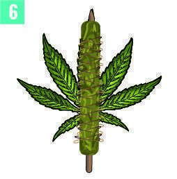 Hur man g&ouml;r en Thai Stick &ndash; steg 6